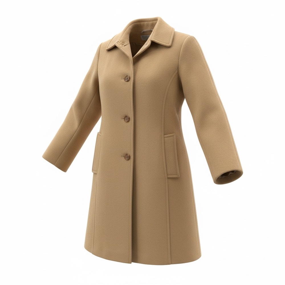 Larry Levine Tan Camel hair coat